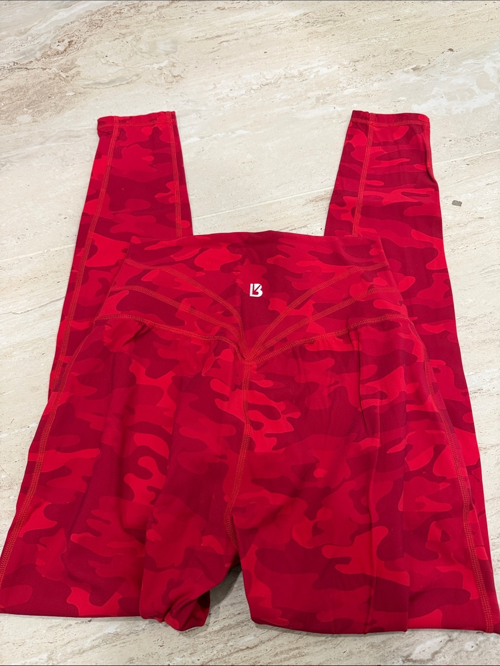 BuffBunny Red Camo High-Rise Leggings
